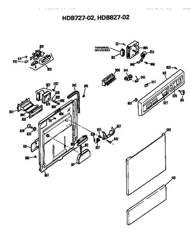 Front/control panel