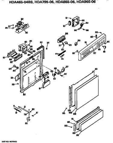 Front/control panel