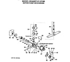Hotpoint HDA487-01BK motor-pump diagram