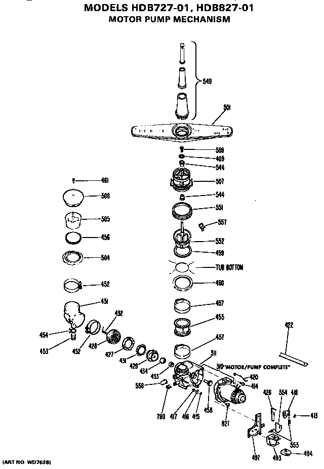 Parts diagram