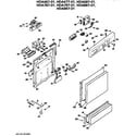 Hotpoint HDA787-01 front/control panel diagram
