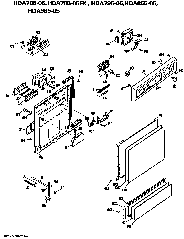 FRONT/CONTROL PANEL