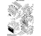 Hotpoint RB747G*D3 main body/cooktop/controls diagram