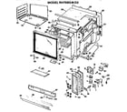 Hotpoint RH758G*D3 microwave/controls diagram