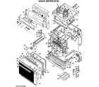 Hotpoint RB735G*A6 main body/cooktop/controls diagram