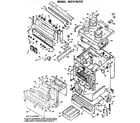 Hotpoint RB747*D3 main body/cooktop/controls diagram