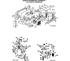 Hotpoint KJ508WVT1 air flow and compressor assembly diagram