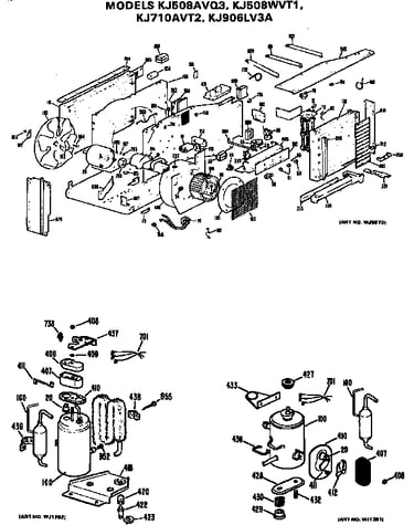 Air flow and compressor assembly