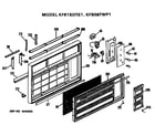 Hotpoint KF908FWP1 grille assembly diagram