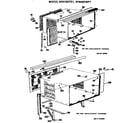 Hotpoint KF615DTE1 cabinet diagram
