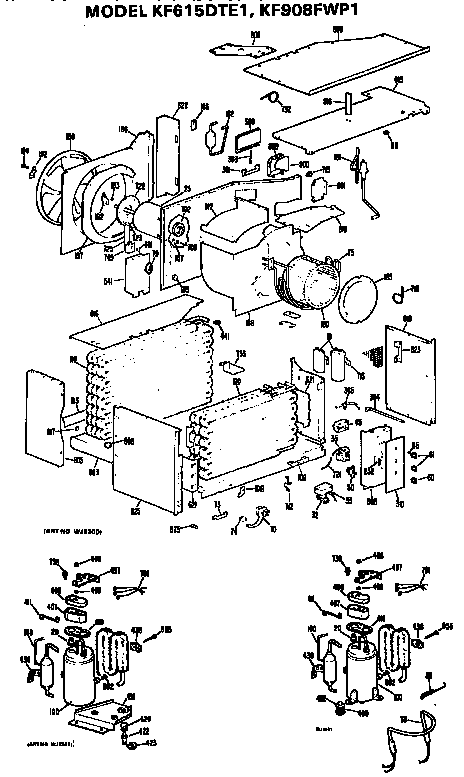 Air flow and compressor assembly