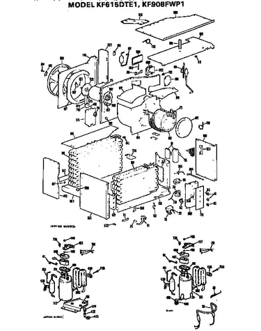 Air flow and compressor assembly