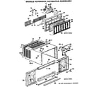 Hotpoint KQ708ASQ3 grille and cabinet assembly diagram