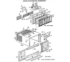 Hotpoint KQ708ATQ2 cabinet and grille assembly diagram