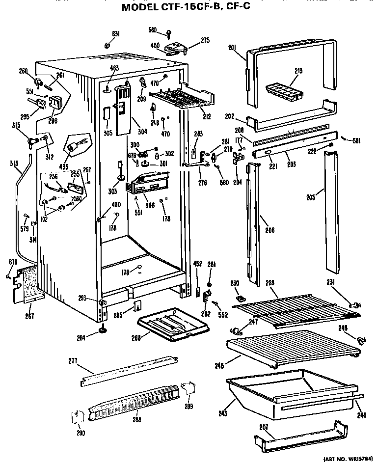 Cabinet parts