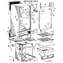 Hotpoint CTA12CFB cabinet parts diagram