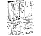 Hotpoint CTA12CFB cabinet parts diagram
