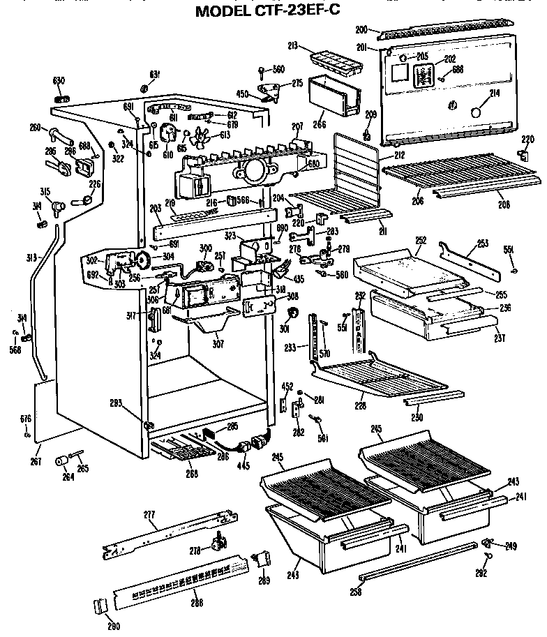 CABINET PARTS