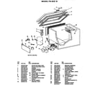 Hotpoint FH8CFB cabinet parts diagram