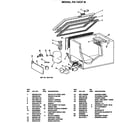 Hotpoint FH10CFB cabinet parts diagram