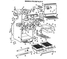 Hotpoint CTX23EFB cabinet parts diagram