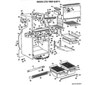 Hotpoint CTX18GFB cabinet parts diagram