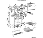 Hotpoint CTX18LFB cabinet parts diagram