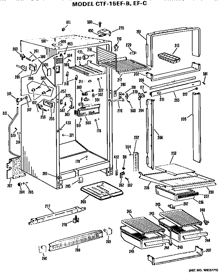 Cabinet parts