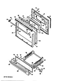 Cabinet front/drum/duct assembly