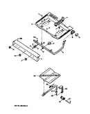 Blower/drive/gas valve/burner assembly