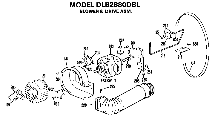 BLOWER/DRIVE ASSEMBLY