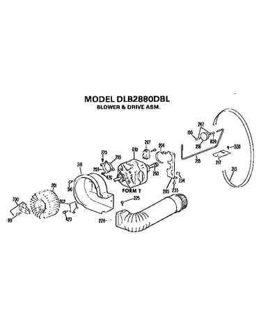 Blower/drive assembly