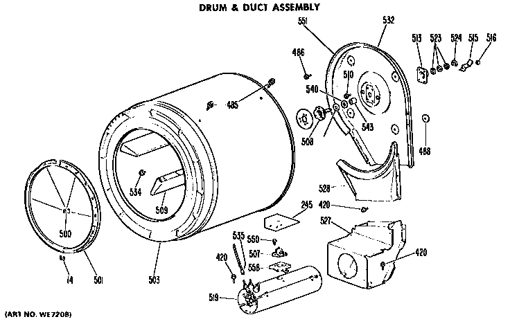 DRUM/DUCT ASSEMBLY