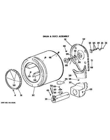 Drum/duct assembly