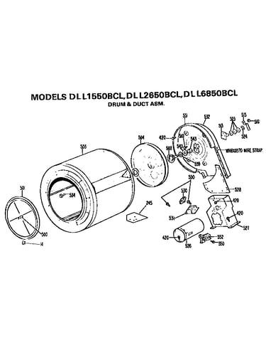 Drum/duct assembly