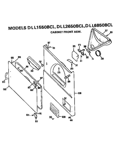 Cabinet front assembly