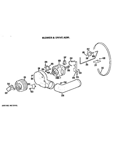 Blower/drive assembly