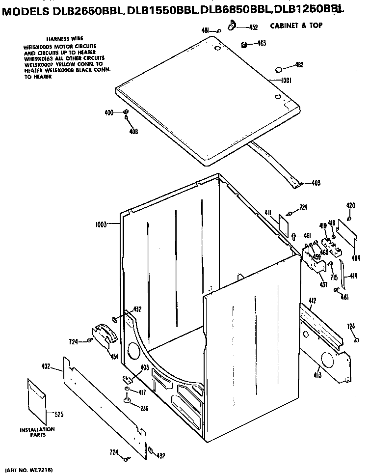 Cabinet/top