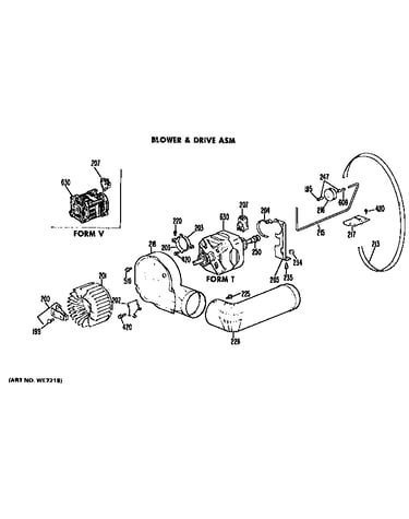 Blower/drive assembly