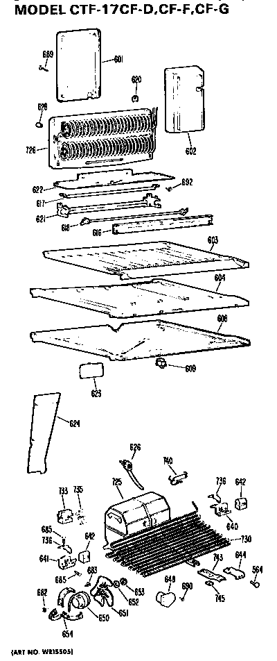 Comparment separator/divider block
