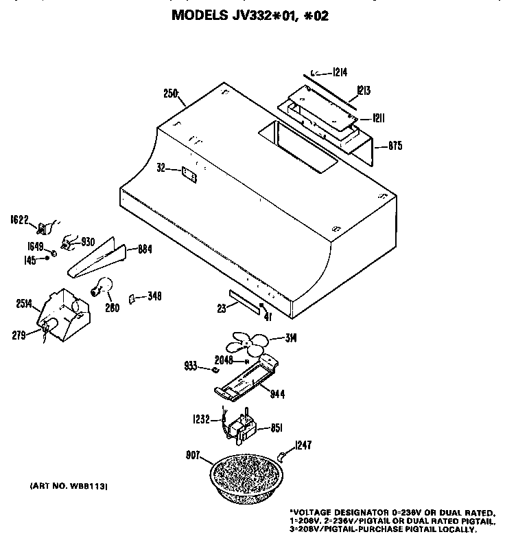 Parts diagram