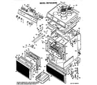Hotpoint RS743G*05 main body/cooktop/controls diagram