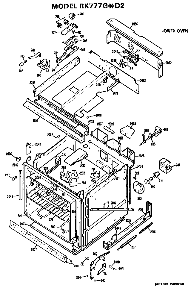 Lower oven