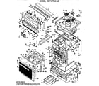 Hotpoint RB747G*D2 main body/cooktop/controls diagram