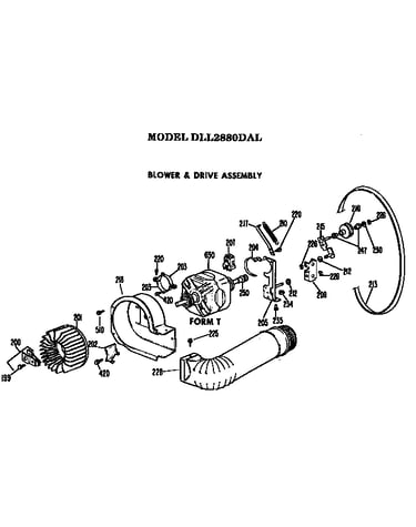 Blower and drive assembly
