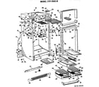 Hotpoint CTF15GCB cabinet parts diagram