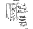 Hotpoint SSD11CCBLWH cabinet parts diagram
