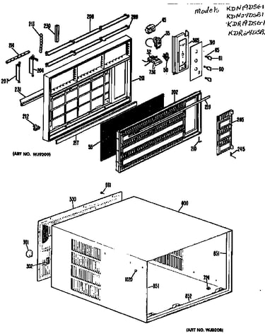 Cabinet and grille assembly