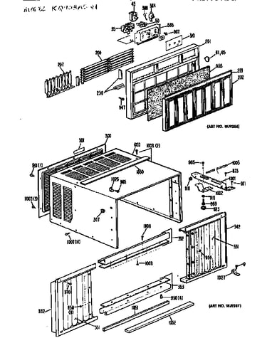 Cabinet and grille assembly