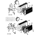 Hotpoint KT304FSL1 grille assembly diagram